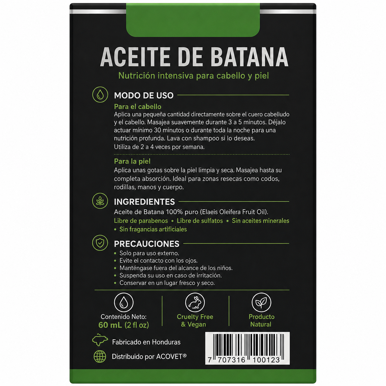 Aceite de Batana 100% Puro – Crecimiento, Brillo y Anticaída Capilar